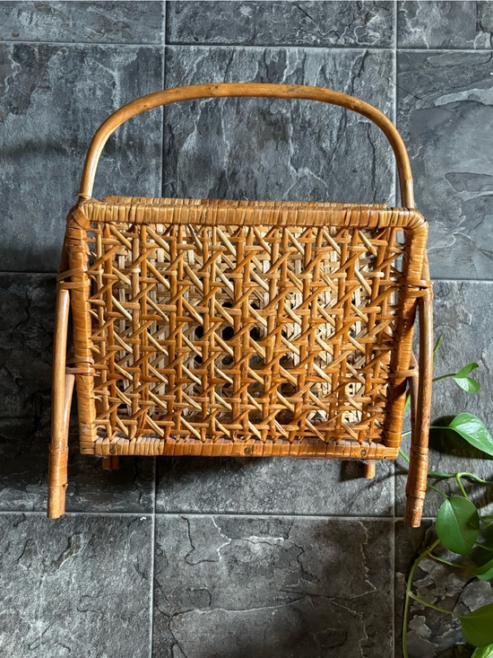 Other - Wicker magazine holder
